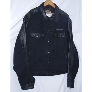 HARLEY DAVIDSON Cotton & Leather Jacket Men XL